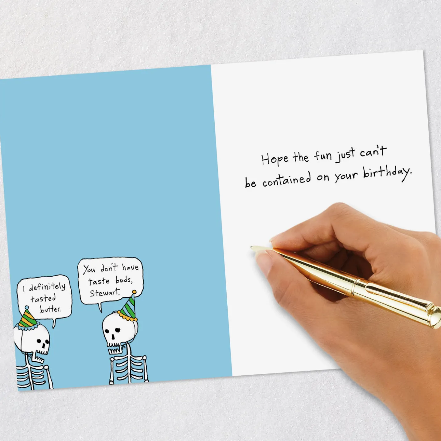Hope the Fun Can't Be Contained Funny Birthday Card