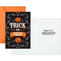 Hope It's Sweet Vintage Style Halloween Cards, Pack of 6