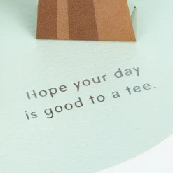 Hope Your Day Is Good to a Tee Golf 3D Pop-Up Card