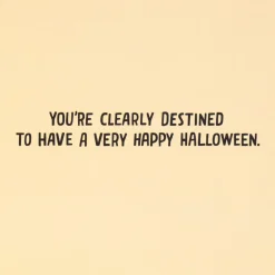 Horror-Scope Spinner Funny Halloween Card With Sound and Light