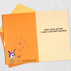 Horror-Scope Spinner Funny Halloween Card With Sound and Light