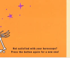 Horror-Scope Spinner Funny Halloween Card With Sound and Light
