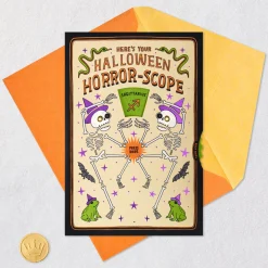 Horror-Scope Spinner Funny Halloween Card With Sound and Light