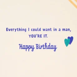 Hot Date and Soul Mate Birthday Card for Husband