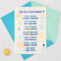 Hot Date and Soul Mate Birthday Card for Husband