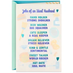 Hot Date and Soul Mate Birthday Card for Husband