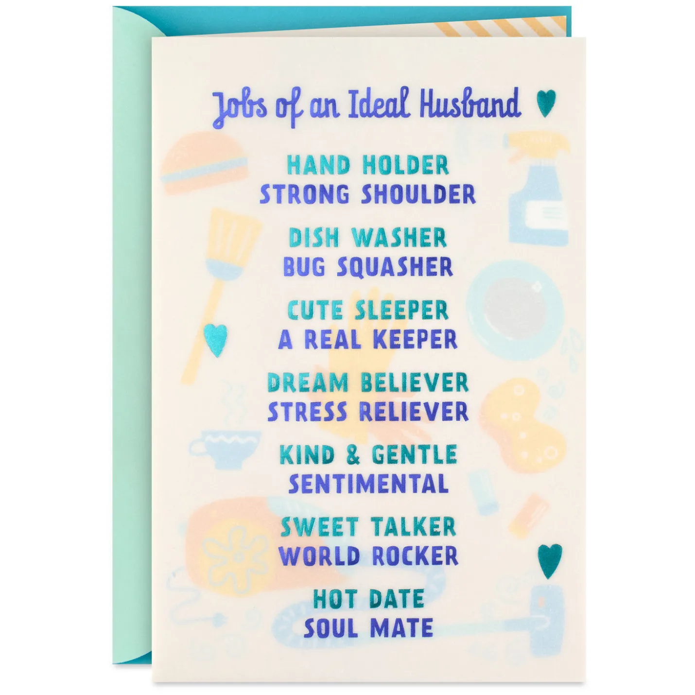Hot Date and Soul Mate Birthday Card for Husband