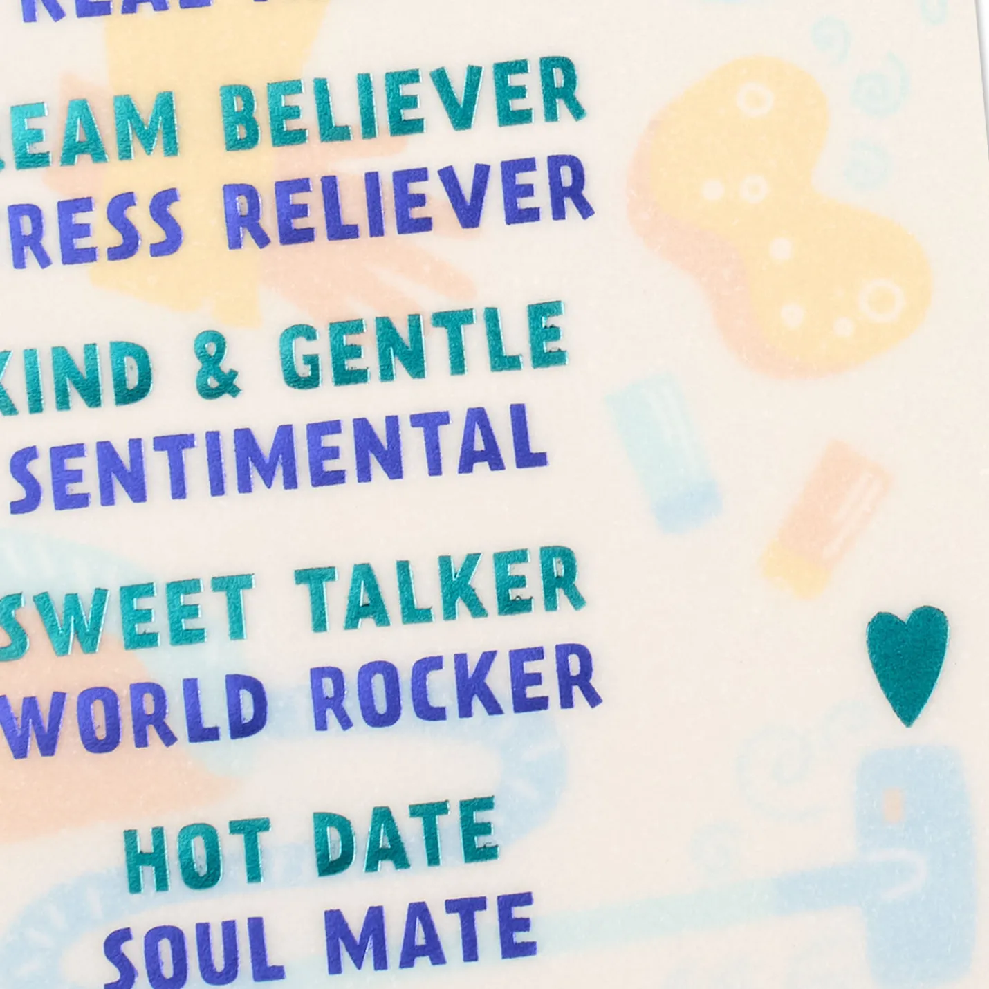 Hot Date and Soul Mate Birthday Card for Husband