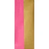 Hot Pink and Gold 2-Pack Tissue Paper, 4 Sheets