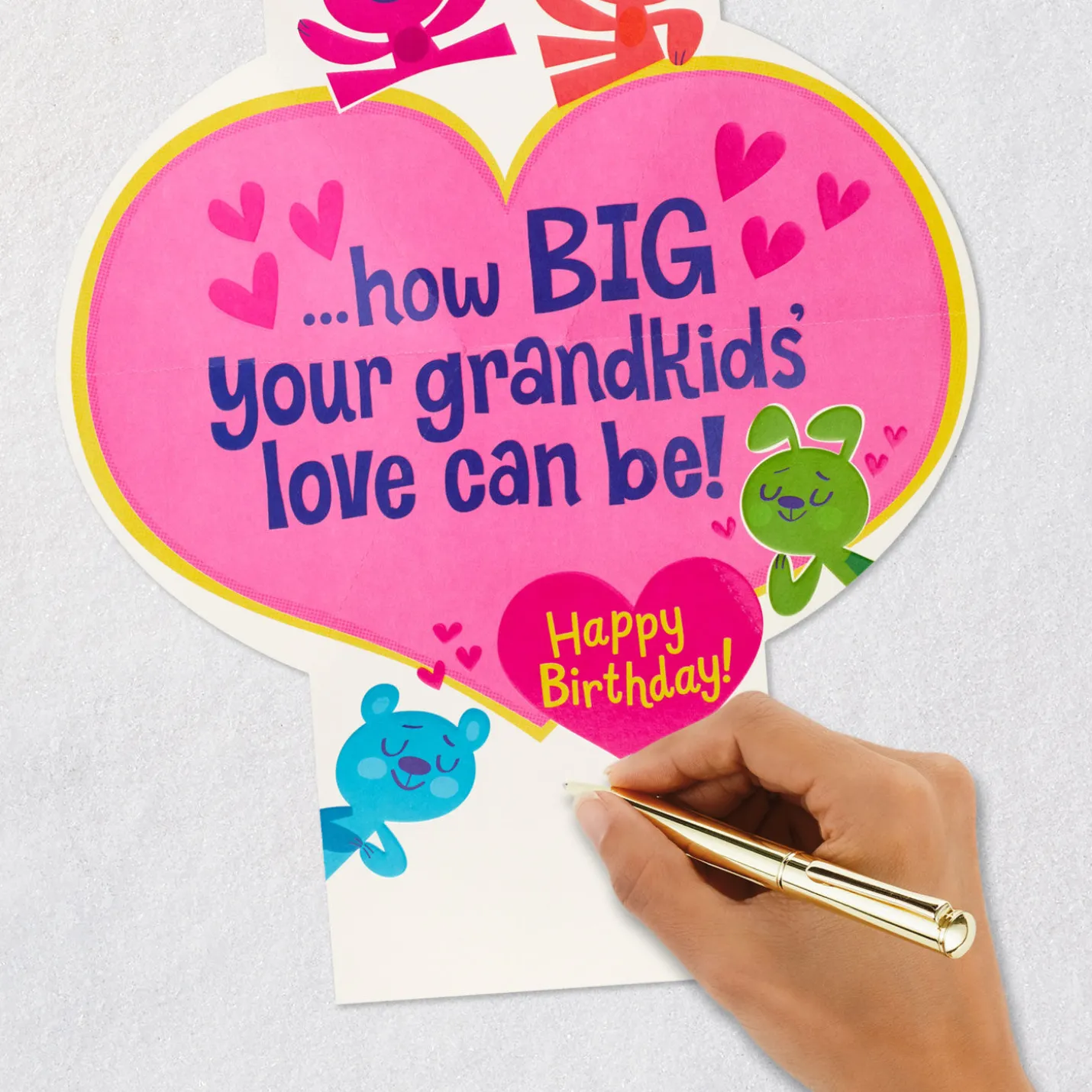 How Big Grandkids' Love Can Be Birthday Card for Grandma