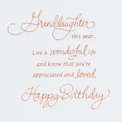How Incredible You Are Birthday Card for Granddaughter