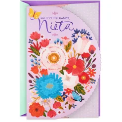 How Loved You Are Spanish-Language Birthday Card for Granddaughter