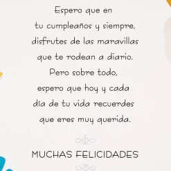 How Loved You Are Spanish-Language Birthday Card for Granddaughter