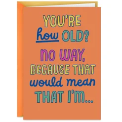 How Old Are You Funny Birthday Card