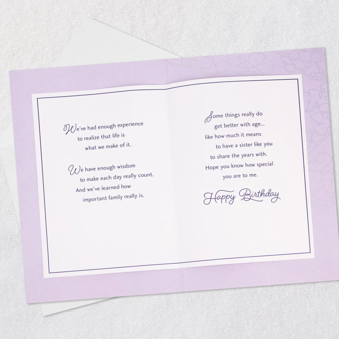 How Special You Are to Me Birthday Card for Sister