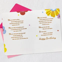How to Live Well Birthday Card for Granddaughter