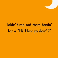 How Ya Doin' Ghosts Halloween Card