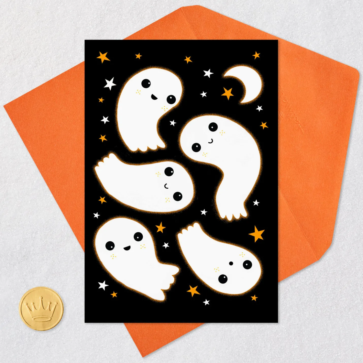 How Ya Doin' Ghosts Halloween Card