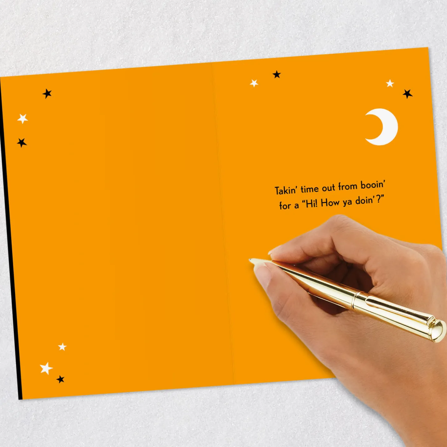 How Ya Doin' Ghosts Halloween Card