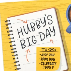 Hubby's Birthday To-Do List Romantic Birthday Card for Husband