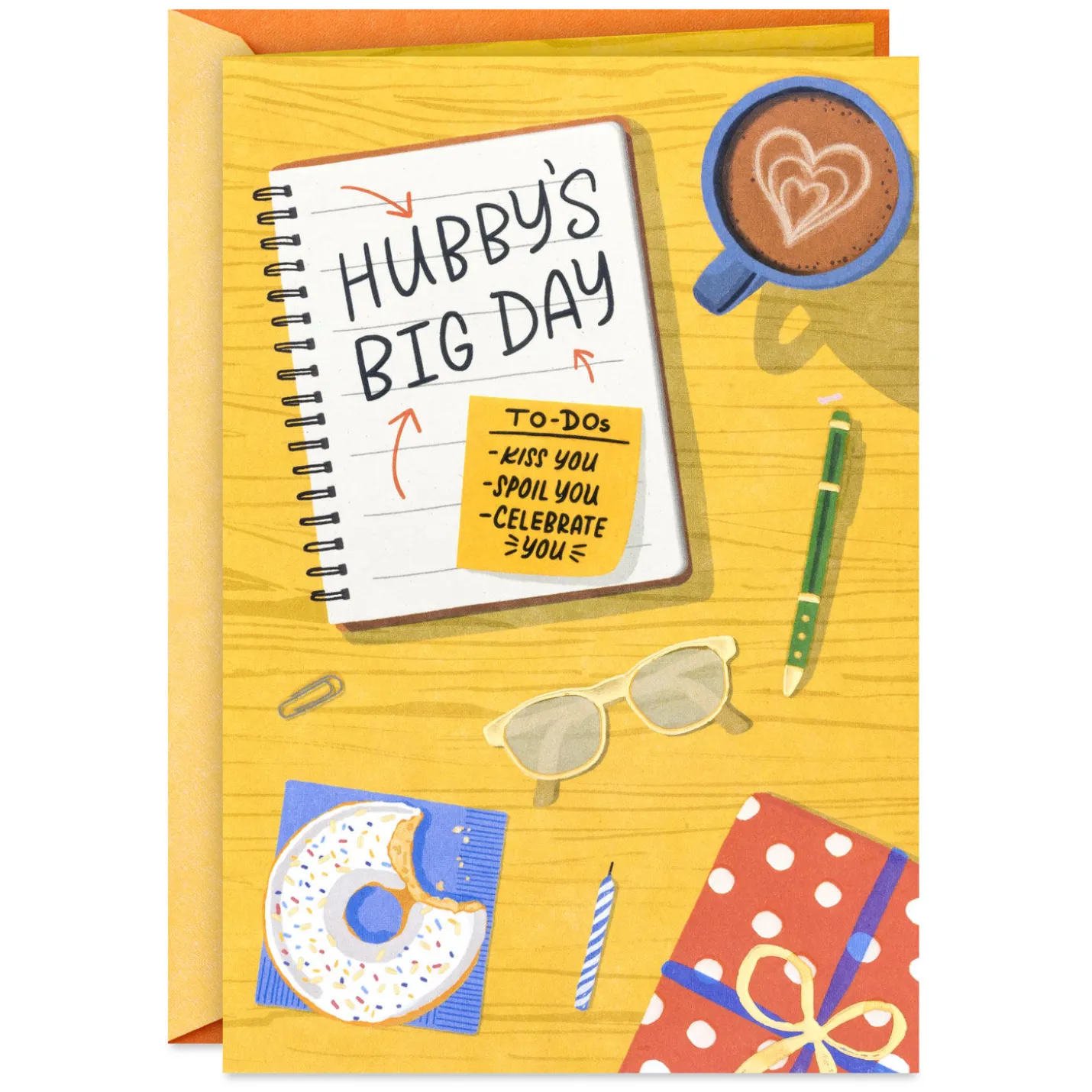 Hubby's Birthday To-Do List Romantic Birthday Card for Husband
