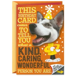 Hugging Dog Pop-Up Birthday Card With Mini Cards