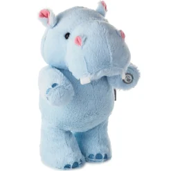 Hug 'n' Sing Tootin' Hippo Singing Stuffed Animal With Motion, 10"