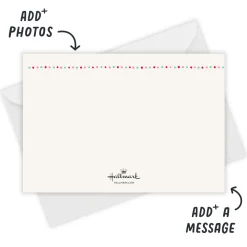 Hugs Rickrack Flat Holiday Photo Card