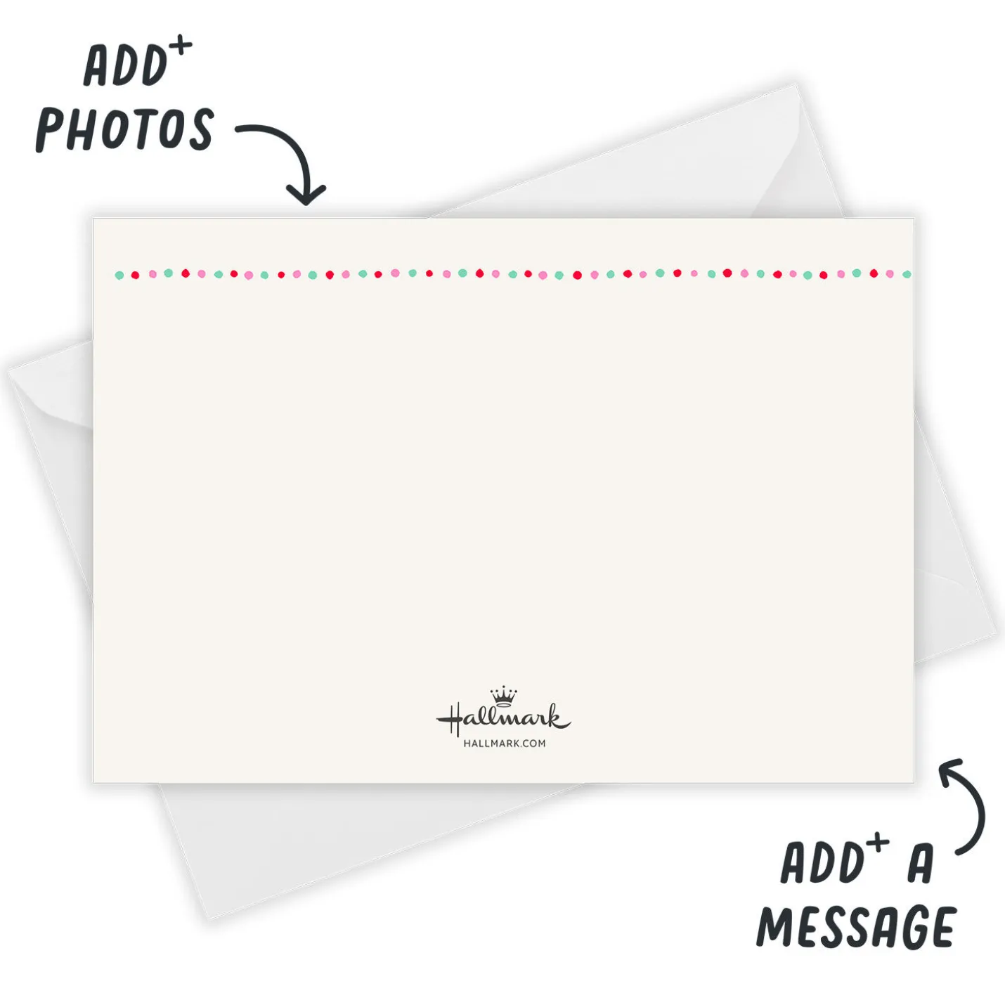 Hugs Rickrack Flat Holiday Photo Card