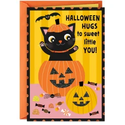 Hugs to Sweet Little You Halloween Card for Kids