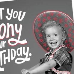 I Got You a Pony Funny Birthday Card