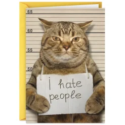 "I Hate People" Club Funny Friendship Card