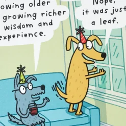 I See a Squirrel Funny Birthday Card