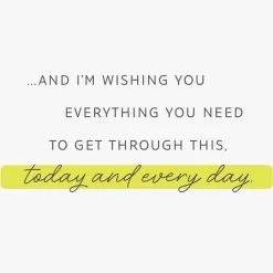 I Care About You, Today and Every Day Encouragement Card