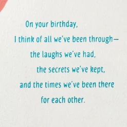 I Love Celebrating You Birthday Card for Sister