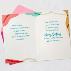 I Love Celebrating You Birthday Card for Sister