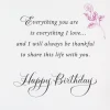 I Love Everything About You Birthday Card for Wife
