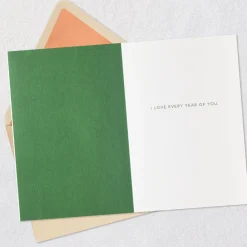 I Love Every Year of You Romantic Birthday Card