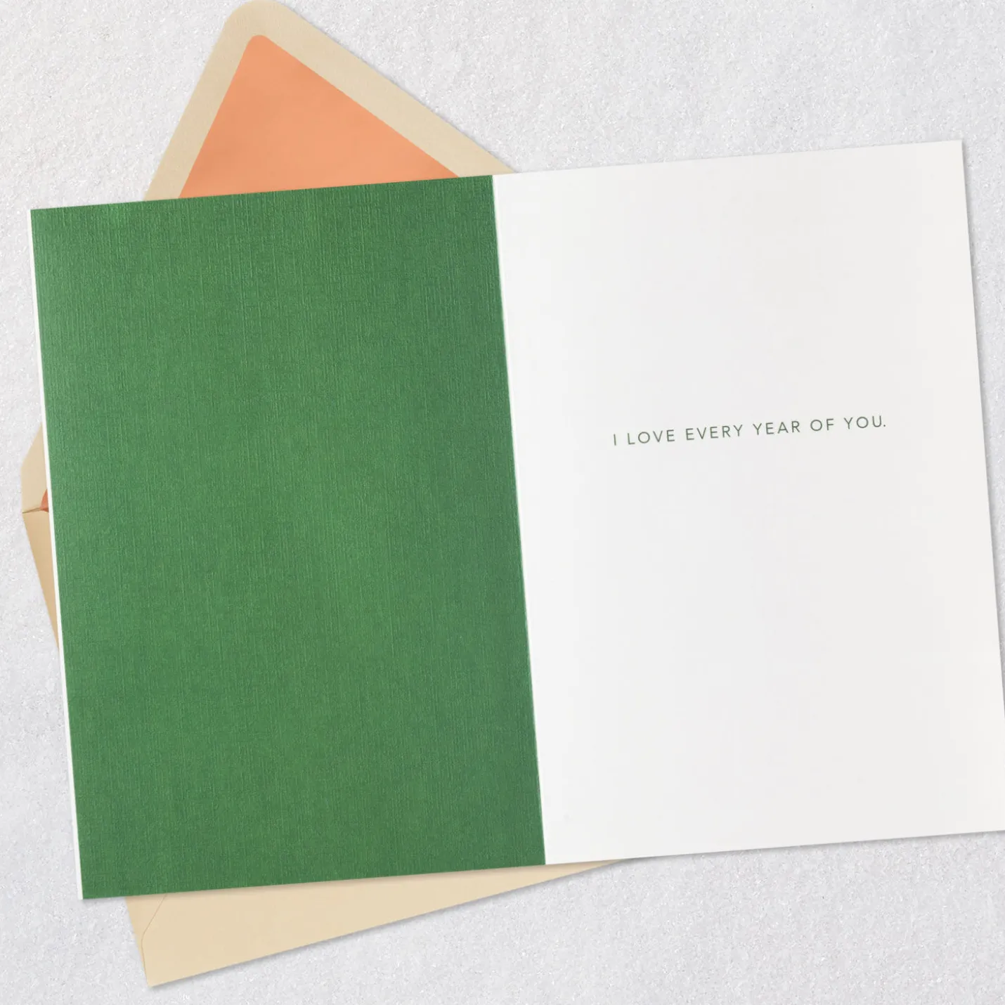 I Love Every Year of You Romantic Birthday Card
