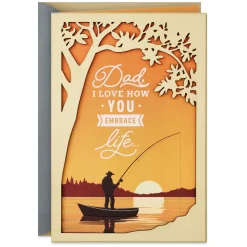 I Love How You Embrace Life Birthday Card for Dad