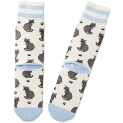 I Love My Black Cat Crew Socks