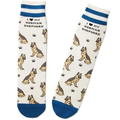 I Love My German Shepherd Crew Socks