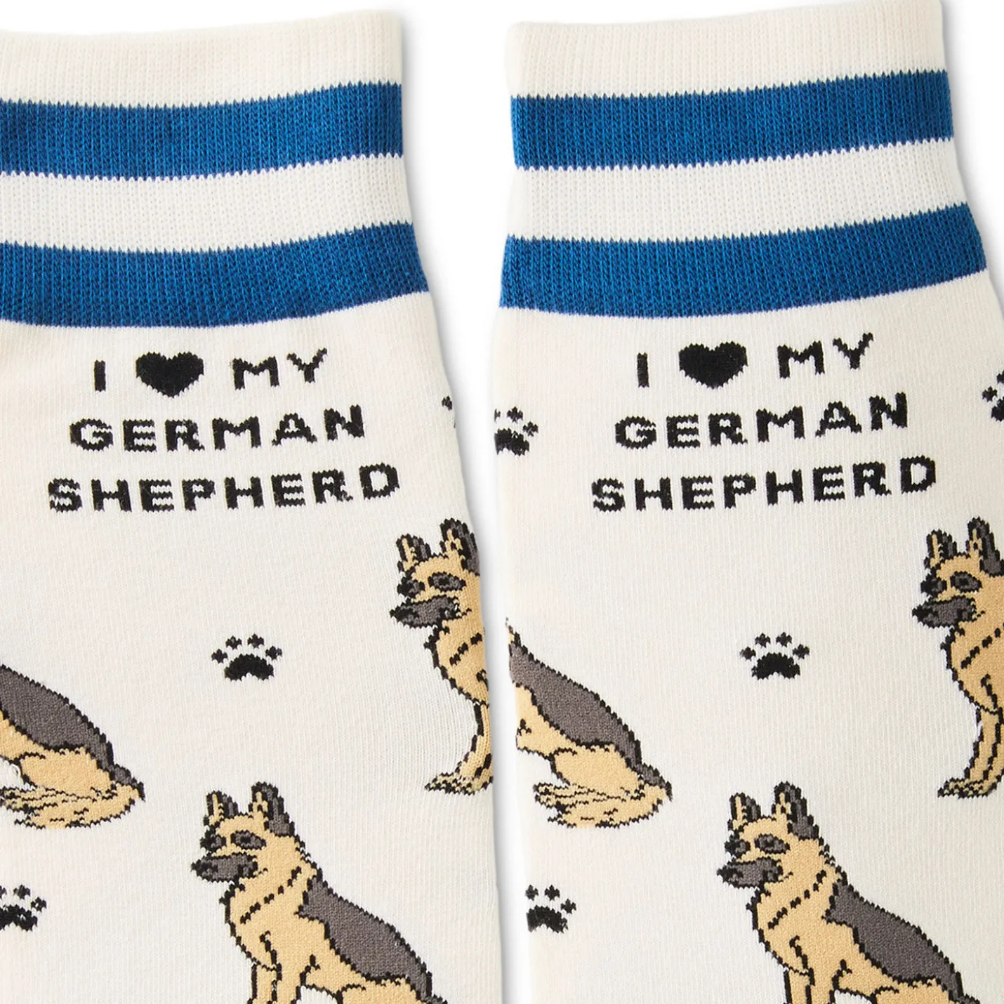 I Love My German Shepherd Crew Socks