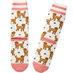 I Love My Goldendoodle Crew Socks