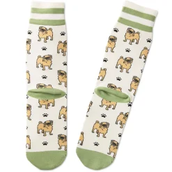 I Love My Pug Crew Socks