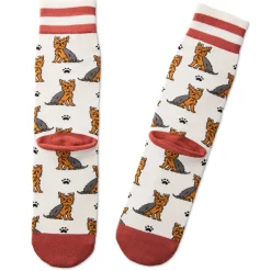 I Love My Yorkie Crew Socks