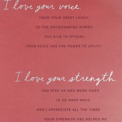 I Love So Many Things About You Birthday Card for Wife