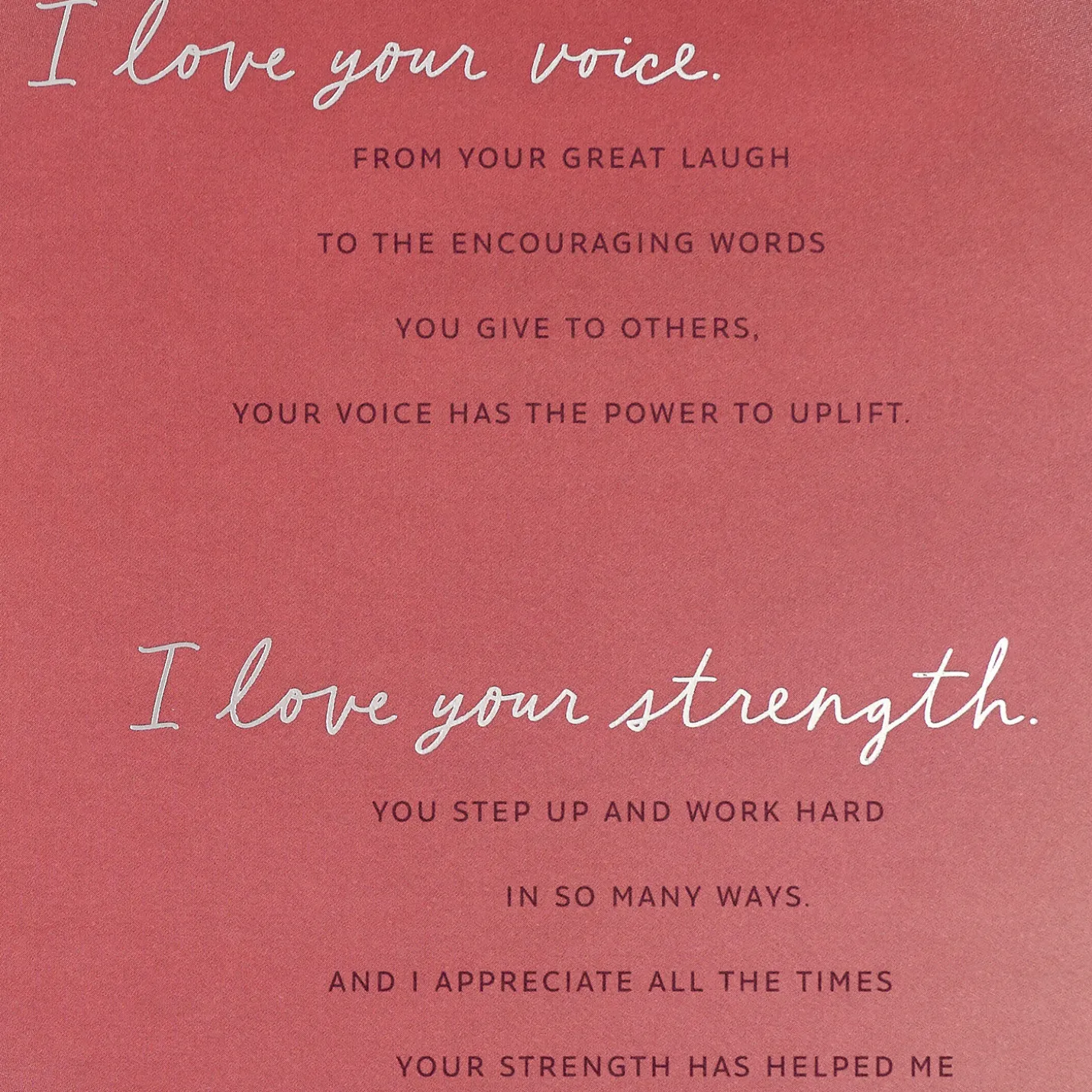 I Love So Many Things About You Birthday Card for Wife