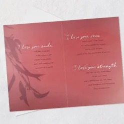 I Love So Many Things About You Birthday Card for Wife