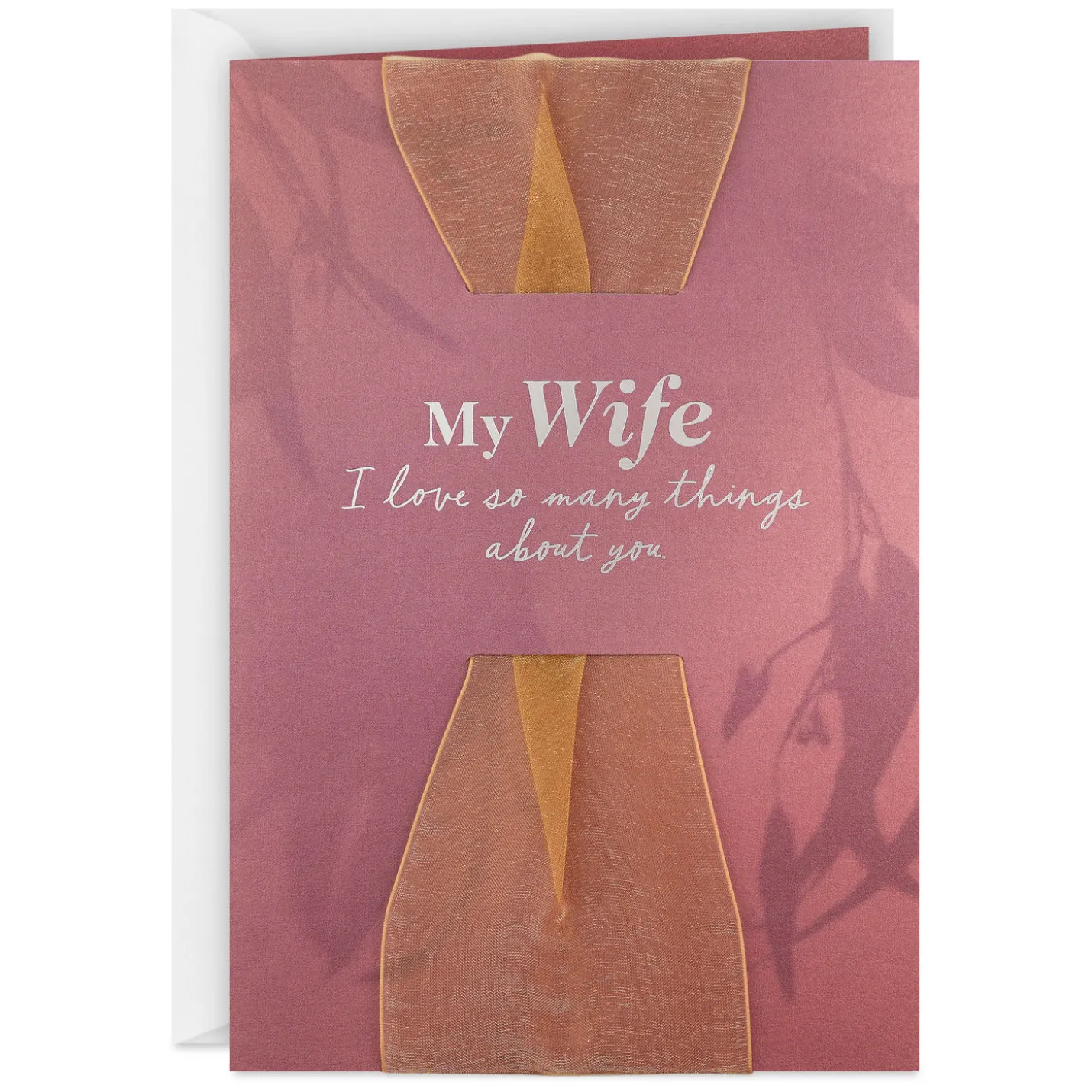 I Love So Many Things About You Birthday Card for Wife